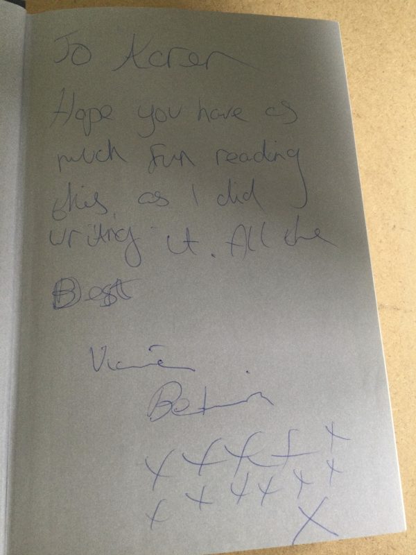 Learning To Fly The Autobiography by Victoria Beckham Signed Hardcover 2001 - Image 2