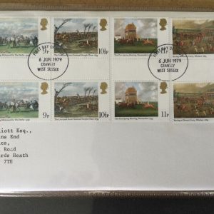 Horseracing Paintings FDC 1979