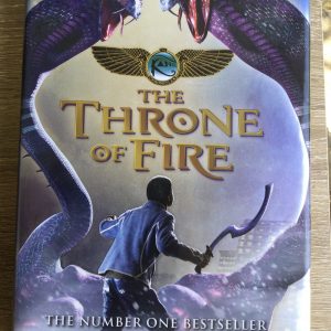 The Kane Chronicles The Throne of Fire by Rick Riordan Signed Hardcover 2011