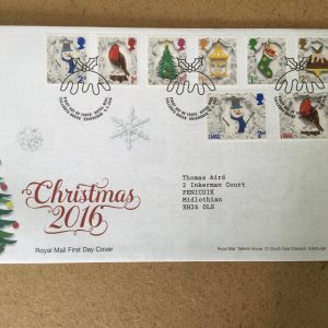 Royal Mail Christmas 2016 FDC 2016