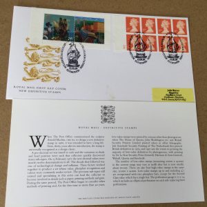 Royal Mail New Definitive Stamps FDC Pilgrim Fathers Plymouth Handstamp 1999