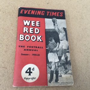EVENING TIMES, WEE RED BOOK The Football Annual Season 1954 -1955