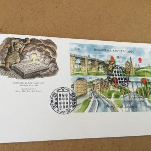 Royal Mail Industrial Archaeology Minature Sheet FDC 1989