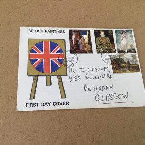 British Paintings FDC 1968