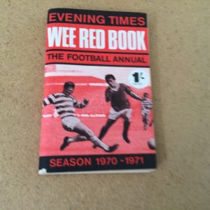EVENING TIMES, WEE RED BOOK The Football Annual Season 1970 - 1971