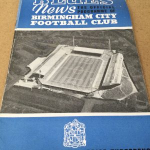 Birmingham City v Arsenal & Sheffield Wednesday Match Day Programmes 1960 & 1965
