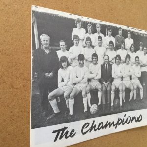 Rhyl v Rossendale League Champions Match Day Programme 1972