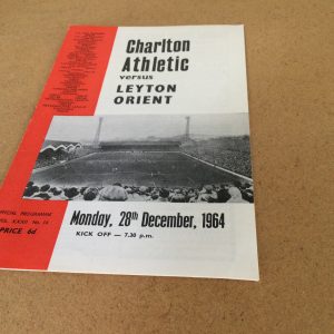 Charlton Athletic v Leyton Orient,Norwich City,Cardiff City,Rotherham United, Carlisle United, Middlesbrough, Crystal Palace & Crystal Palace 1964 - 1968