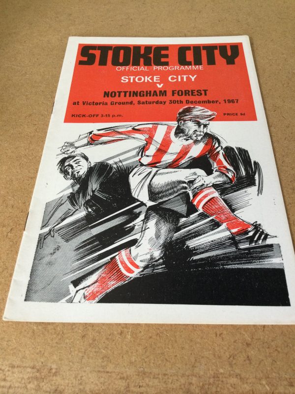 Stoke City v Nottingham Forest, Newcastle United, Southampton, Chelsea, Nottingham Forest, Sheffield Wednesday & West Bromwich Albion Match Day Programmes 1967 - 1970 - Image 2