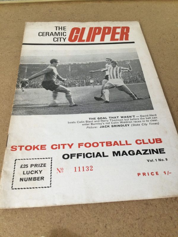 Stoke City v Nottingham Forest, Newcastle United, Southampton, Chelsea, Nottingham Forest, Sheffield Wednesday & West Bromwich Albion Match Day Programmes 1967 - 1970