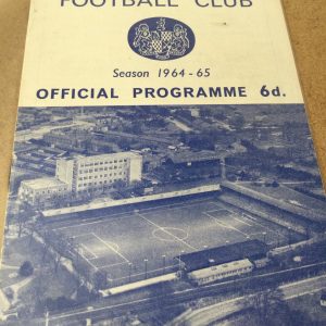 Aldershot v Halifax Town Match Day Programme 1964