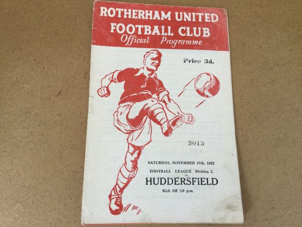 Rotherham United v Huddersfield, Leyton Orient & Hull City Match Day Programmes 1962/65/67 - Image 2
