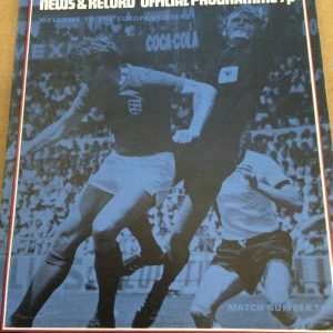 Aston Villa v Bayern Munich Friendly Match Day Programme 1973