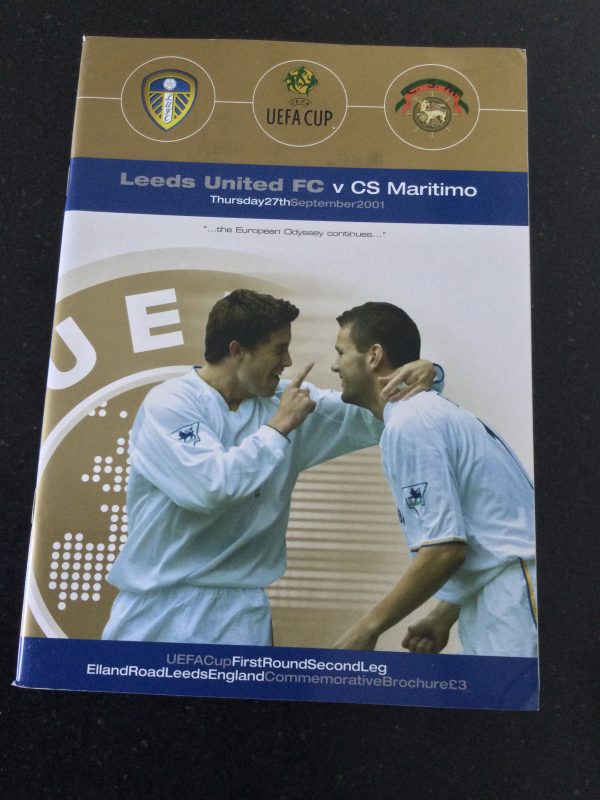 Leeds United v  Barcelona, RSC Anderlecht, PSV Eindhoven, CS Maritimo & Troyes Champions League & UEFA Cup Match Day Programmes 2000, 2001 & 2002 - Image 4