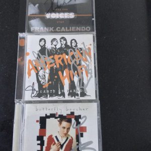 Frank Caliendo, American Hi-Fi and Butterfly Boucher Signed C.D.s