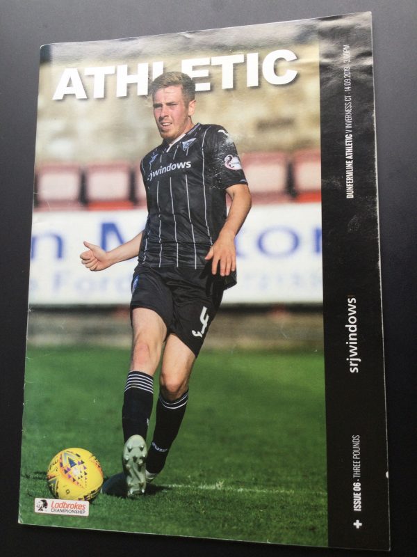 Dunfermline Athletic v Inverness CT Matchday Programme 2019