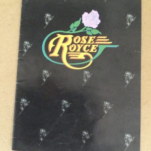 Rose Royce U.K. Spring Tour Programme 1981