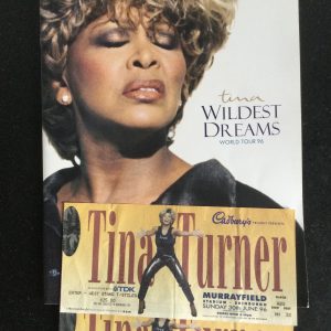 Tina Turner Wildest Dreams World Tour Programme c/w Tickets 1996