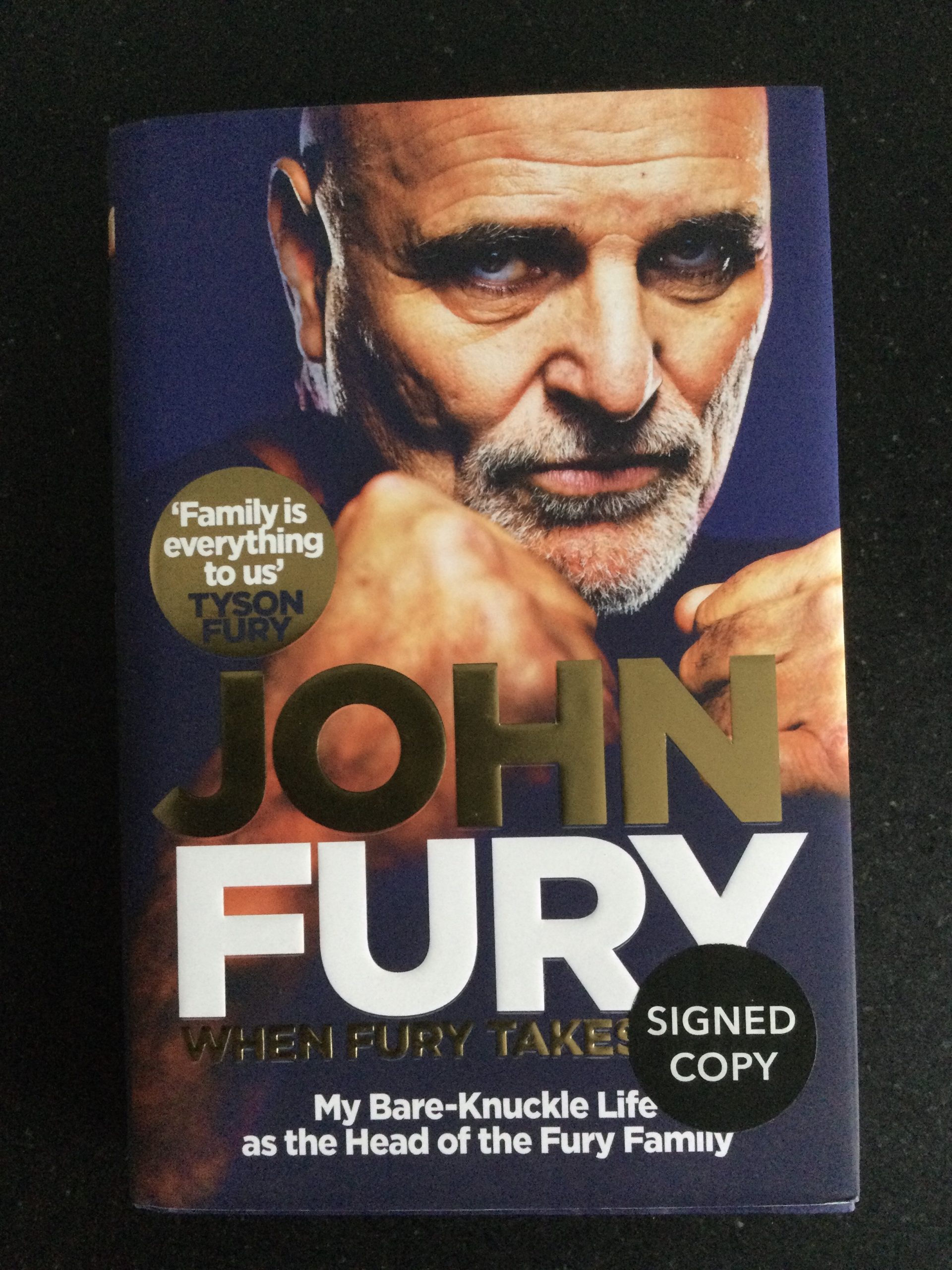 When Fury Takes Over by John Fury Hardcover Signed