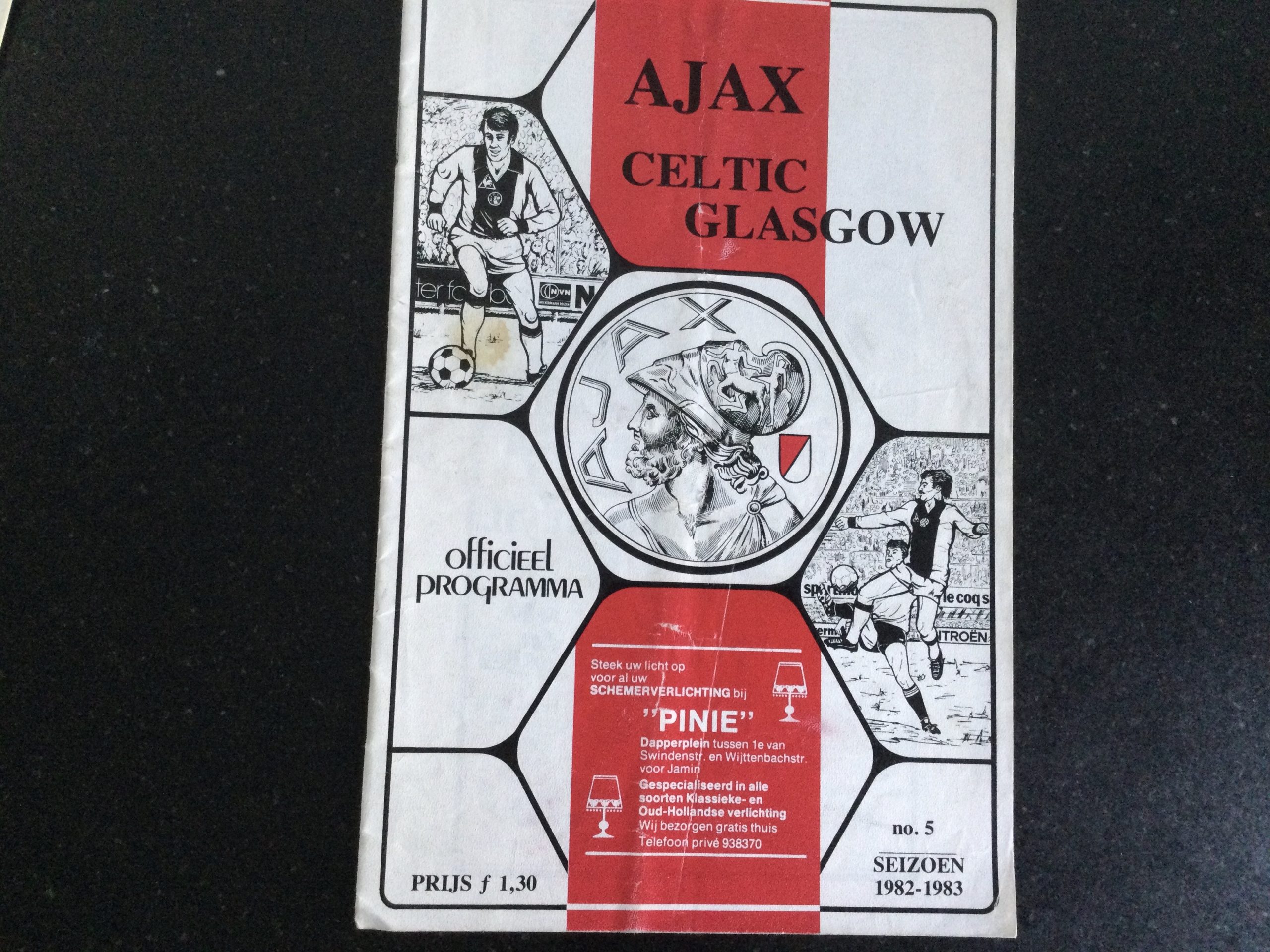 Ajax v Nottingham Forest, Tottenham Hotspur and Celtic European Match Day Programmes 1980, 81 & 82 - Image 4