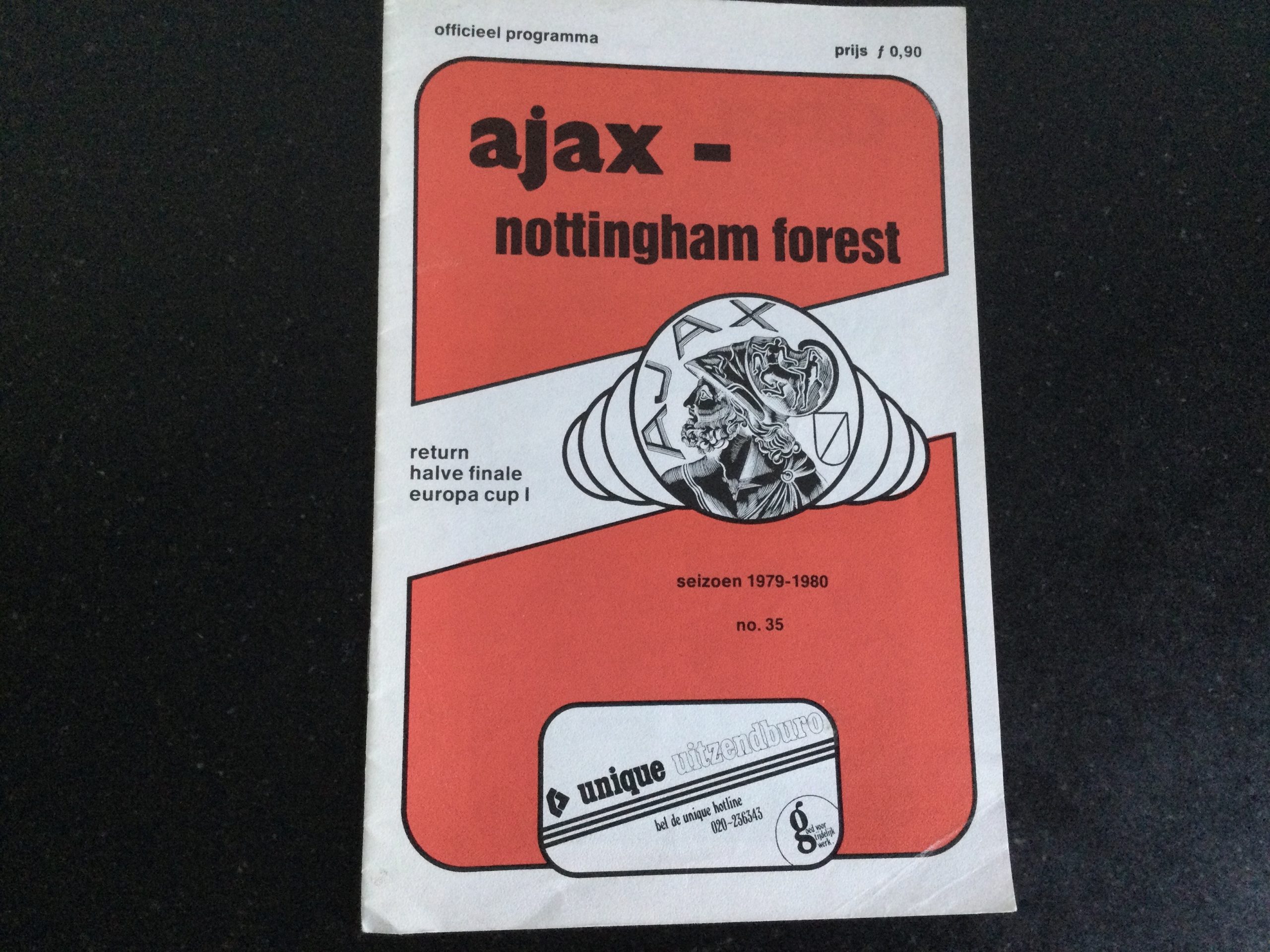 Ajax v Nottingham Forest, Tottenham Hotspur and Celtic European Match Day Programmes 1980, 81 & 82 - Image 2