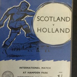 Scotland v Holland Matchday Programme 1966