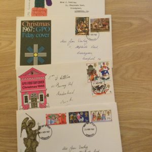 30 x Christmas FDC's From 1966 to 1997