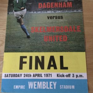 Dagenham v Skelmersdale United F.A. Amateur Cup Final Match Day Programme 1971