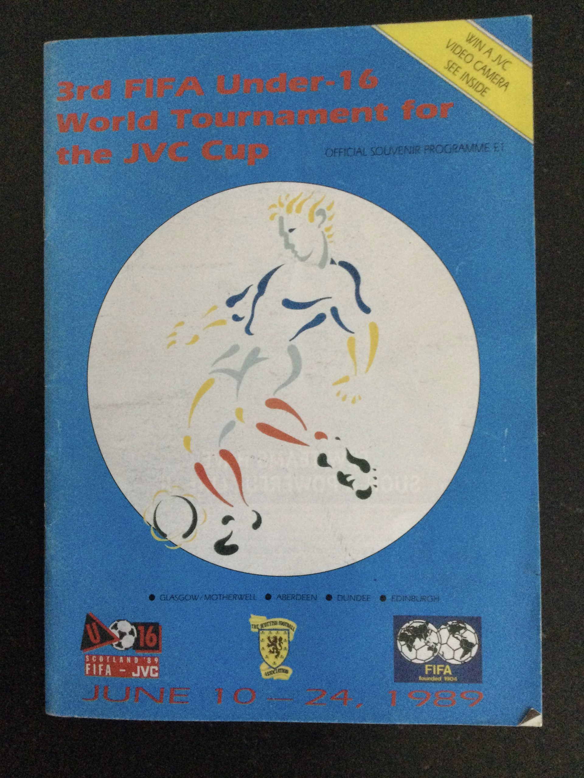 3rd FIFA Under 16 World Tournament Programme 1989