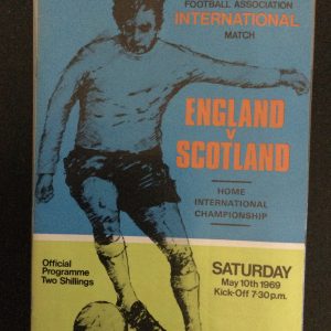 England v Scotland Home International Match Day Programme 1969