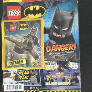 LEGO DC Comics Super Heroes Special Edition Batman Magazine No 26 c/w Promotional Polybag Sealed and Batman Minifigure and Epic Jet Model