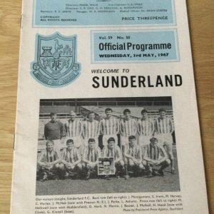Tottenham Hotspur v Sunderland League Matchday Programme 1967