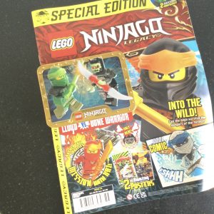 LEGO NINJAGO Legacy Magazine Special Edition No.24 c/w Promotional Tin Box Sealed and Lloyd and Bone Warrior Minifigures