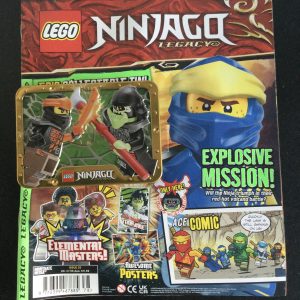 LEGO NINJAGO Legacy Special Edition No.78 Magazine c/w Promotional Collectors Tin Sealed and Cole and Bone Knight Minifigures