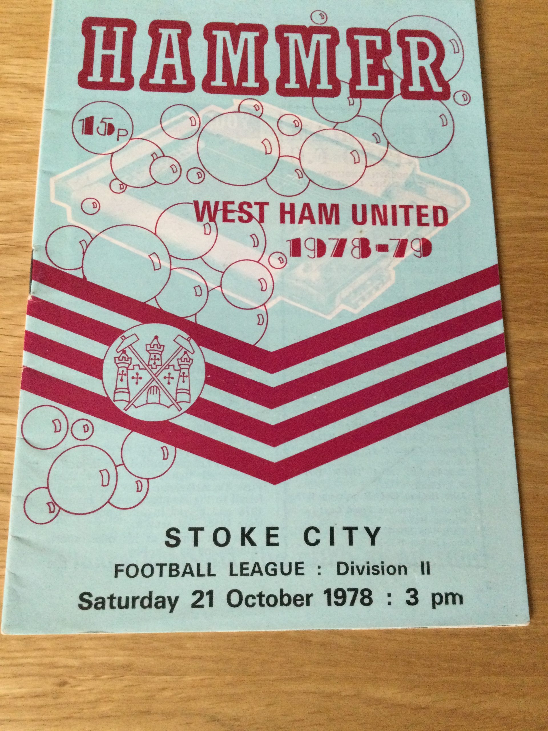 West Ham United v Stoke City League Matchday Programmes 1972,1975 & 1978 - Image 2