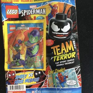 LEGO MARVEL Super Hero Magazine No 34 Spiderman c/w Promotional Polybag Sealed, Green Goblin Minifigure