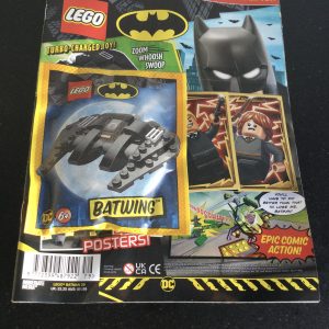 LEGO DC Comics Superheroes Special Edition Batman No.79 Magazine c/w Promotional Polybag Sealed, Batwing Model
