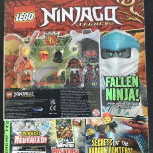 LEGO NINJAGO Legacy Special Edition Magazine No.23  c/w Promotional Card Sealed and Kai and Bone King Minifigures
