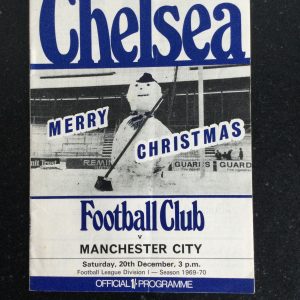 Chelsea v Manchester City League Matchday Programme 1969