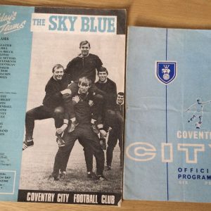 Coventry City v Everton & Greenock Morton League & Friendly Matchday Programmes 1964 & 1967