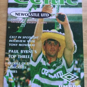 Celtic v Newcastle United Challenge Match, Matchday Programme 1995