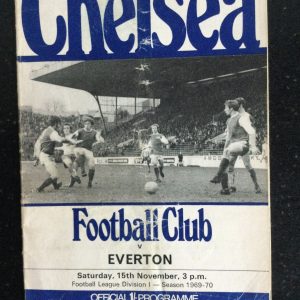 Chelsea v Everton League Matchday Programme 1969