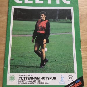 Celtic v Tottenham Hotspur Challenge Match, Matchday Programme 1991