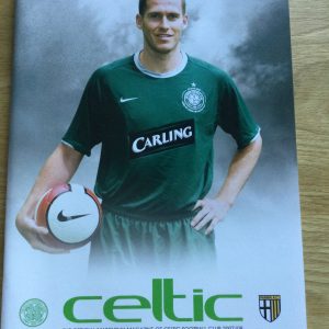 Celtic v Parma Pre-Season Friendly Matchday Programme 2007