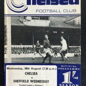 Chelsea v Sheffield Wednesday League Matchday Programme 1968