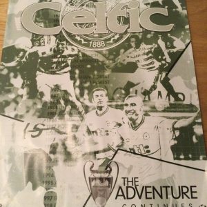 Celtic v Rosenberg Champions League Matchday Programme 2001