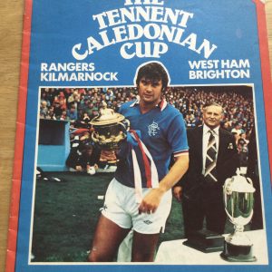 Rangers, West Ham, Kilmarnock & Brighton Tennent Caledonian Cup Matchday Programme 1979