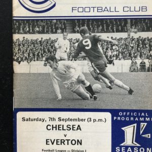 Chelsea v Everton League Matchday Programme 1968