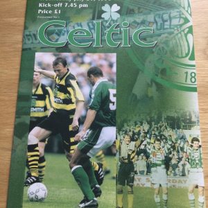 Celtic v Arsenal Challenge Match, Matchday Programme 1996
