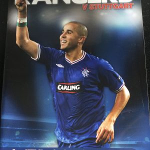 Rangers v Stuttgart Champions League Matchday Programme 2009